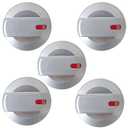 HEKUTU Upgraded 4-Pack DG94-03500A/Z DG94-04167 DG94-03500U Replacement Gas Stove Knobs for Samsung Models NY63T8751SG/AA-01, NY63T8751SG/AA-02, NY63T8751SG/AA-03