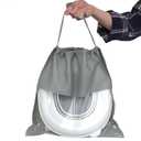 Nuby On-the-Go Portable Potty Seat - Collapsible Travel Toilet Seat for Boys and Girls 18+ Months - Includes Storage Bag and Disposable Liners - Toddler Potty Training Toilet