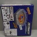 Gyro X Stadium Battling Set, 4 Spinning Tops, 2 Launchers and Arena with X Acceleration Rail, Boys Toys Kids Birthday Gift Ideals, 6+ Years Old (Grey)