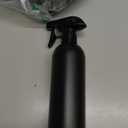 500ml/16 Oz Plastic Spray Bottles,Empty Heavy Duty Adjustable Fine Mist and Stream Container for Home Garden Plant,Essential Oils,Hair,Household Cleaning Solutions-Black,6 Pack