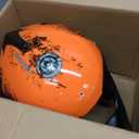 SPARK Dirt Bike Helmets Kids Motorcycle Helmet Youth ATV Motocross Full Face Men Women Off-Road Mountain Bike Helmet Adult with(Gloves Goggles Mask) DOT Approved 4Pcs Set (Medium, Orange)