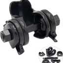 Bicycle Seat Clamp Aluminum Alloy Bike Seat Post Clamps Compatible with Standard Road Mountain Bike Rail Saddle