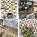 Expandable Garden Trellis Plant Support Willow Lattice Fence Panel for Climbing Plants Support 36x92 Inch (1)