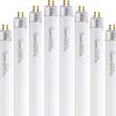 8 Pack 21 Inch F13T5/WW Light Bulb, 3000K Warm White, T5 13 Watts Replacement Bulb for Counter and Cabinet Fixture, G5 Base