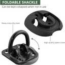 EYPINS Security Ground Anchor, Heavy Duty Alloy Steel Anti-Theft Floor Wall Anchor Lock for Motorcycle, Bicycle, Scooter, Chain Lock,Outdoor Indoor Concrete Brick Surfaces Installed