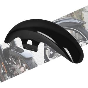 Front Fender 19" Wheels Wrap Mudguard Fit for Harley Touring Road King FLHR Electra Glide FLHT Street Glide FLHX CVO Road Glide 2014-2023 Gloss Black