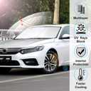 Windshield Sun Shade Foldable Reflective Sunshade Fit for 2018-2022 Honda Accord Sedan Accessories Window Shade Sun Visor Heat Protection Keeps Car Cool