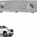 84398398 Front Interior Dome Light Lamp Assembly Compatible with 2014-2020 Cadillac Escalade, Chevrolet Silverado/Suburban/Tahoe/Volt, GMC Sierra/Yukon 23155119 23487171 84407747 - Gray