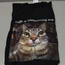 Rage is Consuming Me Silly Staring Cat Meme T-Shirt, S