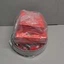 Gatherfun Graduation decorations 2026 Graduation Plates and Napkins Red Disposable Paper Plates Luncheon Napkins Cocktail Napkins for Congrats Grad Party Decorations, Serve 50