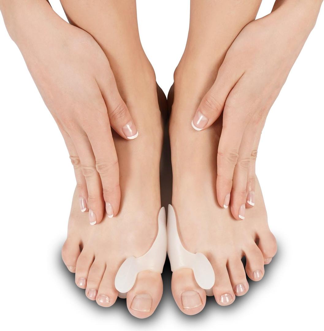 YOGAMEDIC Bunion Corrector for Women Big Toe - 6-Piece Gel Pads, One Size - Toe Separators for Women & Men, Bunion Relief & Hallux Valgus Support YOGAMEDIC Bunion Corrector for Women Big Toe - 6-Piece Gel Pads, One Size - Toe Separators for Women & Men, Bunion Relief & Hallux Valgus Support