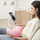 Lamicall Kindle Holder Tablet Pillow Stand - [360 Adjustable Arm][Soft & Washable] iPad Lap Holder, Kindle Accessories for Reading in Bed, iPad Stand with Bowl for 4.7-13" Tablet, E-Reader, iPhone