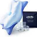 Derila Ergo Pillowcase Cervical Neck Pillow for Sleeping Pillow Case Contour Memory Foam Pillows for Back, Side Sleeper (Pillowcase - 21.25 x 14.17 x 4.72 in) Pillow Case only