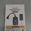 DEWENWILS Outdoor Timer Outlet Waterproof, Outdoor Timer for Lights, 100 ft Remote Control with 2 Grounded Electrical Outlets for Outdoor String Lights, 15A 1/2HP UL Listed