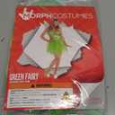 Morph Green Fairy Costume With Wings Women Halloween Costumes For Women Fairy Wings Green Dress Bell Womens Costume Adult (Large)