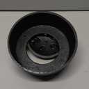 Cast Iron Cap for Big Green Egg Dual Function Metal Top, Daisy Wheel Chimney Cap for M/L/XL/XXL Big Green Egg Accessories Replacement