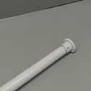 Room/Dividers/Now Heavy Duty Tension Curtain Rod: Adjustable No-Drill Curtain Rod for Windows, Bedrooms and Closets - Sturdy Tension Rod (80-120 Inches, White)