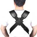 Padded Djembe Shoulder Strap Adjustable African Hand Drum Sling Belt Comfort Shoulder Harness Percussion Accessories Black