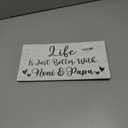 Abuela Gifts Picture Frame Photo Holder for Wall, Birthday Gifts for Nana Grandma, Thank You Grandmother Gift from Grandchildren Grandkids Hanging Photo Display