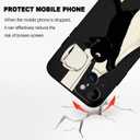 for iPhone 15 Case Anti Scratch Soft Microfiber Lining, Soft Shockproof Slim Fit Floral for iPhone 15 Phone Cover 6.1 inch-Cat Black