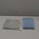 JaGely 2 Pack Baby Newborn Swaddle Blanket and Hat Set 47" x 47" Large Stretchy Receiving Blankets Set for Newborn Baby(Blue, Army Green)