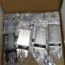 15 PCS Titanium Oscillating Saw Blades Metal Cutting, Universal Multitool Blades for Soft Metal Nails Hard Material and Wood Plastic, Multi Tool Blades Kits Fit Dewalt Bosch Milwaukee Ryobi