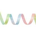 MEEDEE Pastel Satin Ribbon Pastel Rainbow Ribbon Pastel Color Craft Ribbons 3/8 inch Gift Ribbons for Gift Wrapping Wedding Pride Party Birthday Party Decoration Hair Bow - 50 Yards