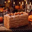 Cinnvoice 1 Pcs 20 x 9 x 8 Inch Fall Halloween Decorative Straw Hay Bale