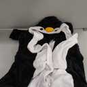 OLAOLA Adult Onesie, Animal Halloween Costume, Unisex Onesies Plush Cosplay Pajamas One-Piece Sleepwear (Large, Penguin)