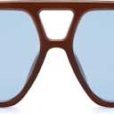 SOJOS Retro Square Polarized Aviator Sunglasses Womens Mens Trendy Vintage Aviators Shades SJ2613