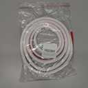 Cord Hider, Self Adhesive White Wire Covers for Cords TV on Wall PVC Material 200cm/78.74in Cable Concealer Wire Organizer Cord Trunking for Cable Tidy Management Conduit Home Office