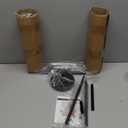 Black Chandelier, 6-Light Farmhouse Chandelier for Dining Room Lighting Fixtures Hanging, Dining Light Fixtures Industrial Modern Chandelier for Bedroom, Foyer, Hall, Kitchen, Living Room and Entryway