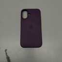 Apple iPhone 16 Silicone Case with MagSafe and Camera Control: Lightweight Phone Case, Wireless Charging Compatible, Smooth Matte Finish; Plum