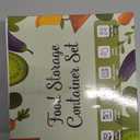 40 Piece Food Storage Containers with Lids(20 Containers & 20 Lids), BPA-Free Plastic Food Containers for Kitchen Storage and Organization, Leak Proof Meal Prep Container, Includes Labels & Pen