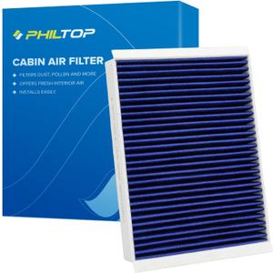 PHILTOP Cabin Air Filter, Replacement for CF11719,2016-2023 GLC300,2015-2023 C300,2016-2018 GLE350,2017-2019 E300, Premium Cabin Filter with Activated Carbon Filter