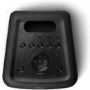 Philips X3206 Bluetooth Party Speaker - 14 Hours Play Time, Deep Bass, Party Lights, Karaoke Effects, Mic & Guitar Input, 80W Max Power, Black