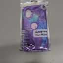 Hocase for iPhone 16 Plus Case 6.7", Heavy Duty Shockproof Protection Soft Silicone Rubber+Hard Plastic Bumpers Hybrid Protective Case for iPhone 16 Plus 2024 - When Purple Meets Blue