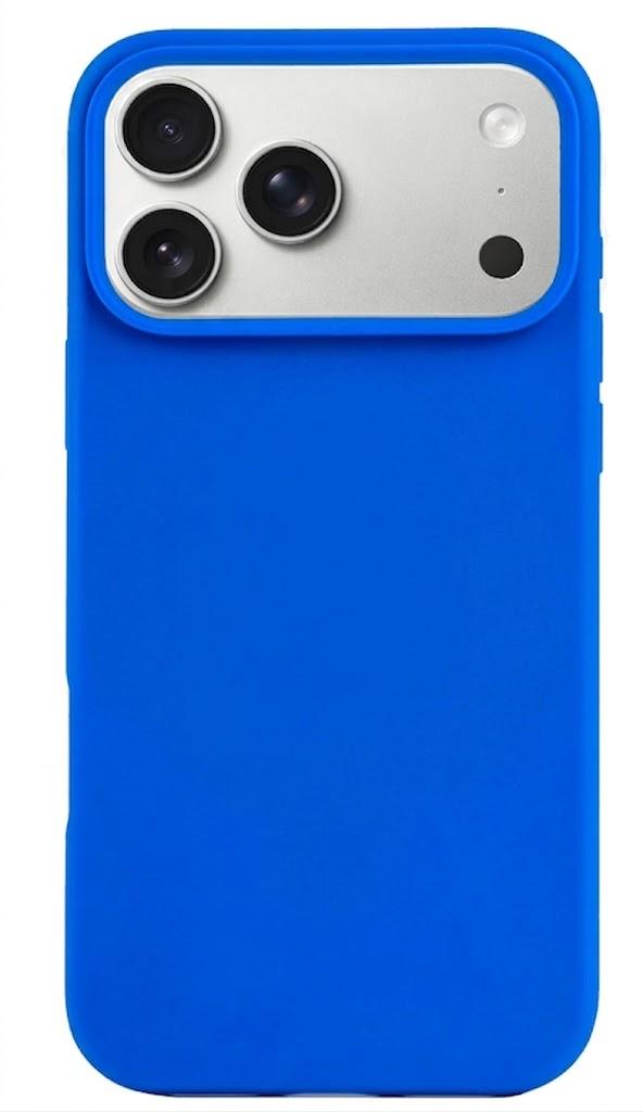 for iPhone 17 Pro Ultra Thin Slim Fit Matte Soft Plastic Case, Minimalist Classic Basic Phone Case, Shockproof Dust-Proof Solid Color Cover Non Silicone, 6.3" Screen 2025 Blue