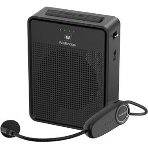 Voice Amplifier Wireless Microphone Headset, Original Sound Ultra Portable Microphone and Speaker, 15W Megaphone Speaker with Bluetooth Mic, Personal PA System for Teachers Classroom Tour Guide B002