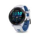Garmin Forerunner® 265, Running Smartwatch, 46mm, Whitestone/Tidal Blue