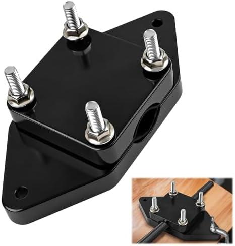Heavy Duty Barrel Vise Tool, Aluminum Barrel Clamp with Leather Inserts, Non-Marring Design, Fits 0.67”–1.375” Outside Diameter