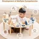 Montessori Activity Table for 1-3 Year Old | Large Size Busy Board & Sensory Toys | Learning Activity Table for Baby for 1 Year Old Boy or Girl