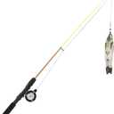 ZJchao Cat Fishing Rod Toy Flexible Telescopic Interactive Stick for Cats Grass Carp Play Fishing Game Pet Entertainment