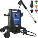 Westinghouse ePX3500 Electric Pressure Washer, 2500 Max PSI 1.76 Max GPM with Anti-Tipping Technology, Onboard Soap Tank, Pro-Style Steel Wand, 5-Nozzle Set, for Cars/Fences/Driveways/Home/Patios