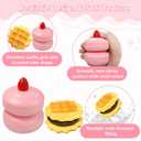 Slow Rising Squishy Cake & Waffle Squeeze Toys for Stress Relief, Soft Food Squishy for Kids Adults, Fidget Toys Party Favors, Popular Squishies Bread Birthday Gifts, Kawaii Satisfying Squishy