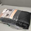 Magnetic Thermal Insulated Door Curtain for 32"x 80" Doors, Heavy-Duty Oxford Door Cover for Heat Insulation, Magnetic Closure Draft Block Blanket for Doorway to Keep Warm in Winter Cool in Summer (Black)