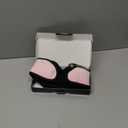 Bluetooth Sleep Mask Wireless Headphones 3D Bluetooth Eye Mask for Side Sleepers SYPVRY Blackout Eye Mask with Headphones Speaker for Airplane,Travel (Pink)