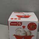 DASH Rapid Egg Cooker: 7 Egg Capacity Electric Egg Cooker for Hard Boiled Eggs, Poached Eggs, Scrambled Eggs, or Omelets. (Red)