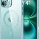 ESR for iPhone 16 Case, Compatible with MagSafe, Shockproof Military-Grade Protection, Magnetic Phone Case for iPhone 16, Classic Hybrid Case (HaloLock), Clear Green