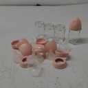 Gulicola Natural Glass Baby Bottle 4 Pack, Newborn Breastfeeding Bottles Set, Extra Slow Flow Nipples (SS), Anti Colic, 0 Months+, 5 oz - Pink